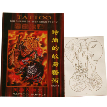 Livro profissional do tatuagem da forma para a arte da beleza